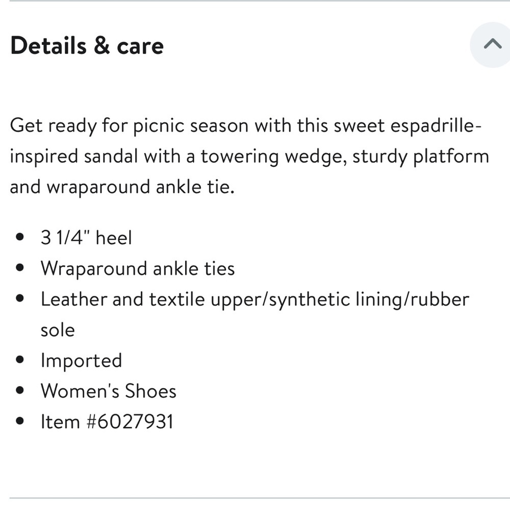 Vince Camuto Alindra Espadrille Wedge Black Excellent Size 6.5 - Picture 10 of 11